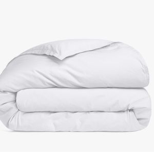 Parachute Home Percale Duvet Cover - King Sized in White